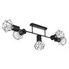 Globo PRISKA Ceiling Light black, 5-light sources