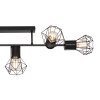 Globo PRISKA Ceiling Light black, 5-light sources