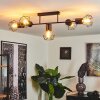 BARDHAMAN Ceiling Light black, 5-light sources