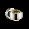 Globo wall light LED chrome, 2-light sources