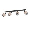 Eglo lights ROSLEY ceiling light, ceiling spotlight black, 4-light sources