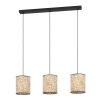 Eglo lights BUTTERBURN hanging light black, 3-light sources