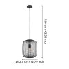Eglo lights RINROE hanging light black, 1-light source