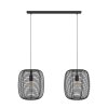 Eglo lights RINROE hanging light black, 2-light sources