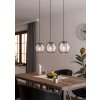 Eglo lights WAVERTON hanging light black, 3-light sources