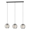 Eglo lights WAVERTON hanging light black, 3-light sources