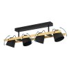 Eglo lights HORNWOOD-Z ceiling light, wall light LED brown, black, 4-light sources, Colour changer