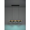 Eglo lights HORNWOOD-Z hanging light LED brown, black, 4-light sources, Colour changer