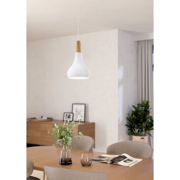Eglo lights SABINAR hanging light white