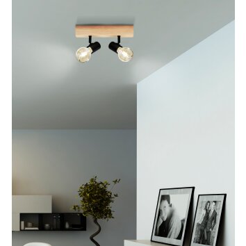Eglo lights EGLO ceiling light, ceiling spotlight brown, black