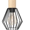 Eglo lights PALMORLA hanging light brown, black, 3-light sources