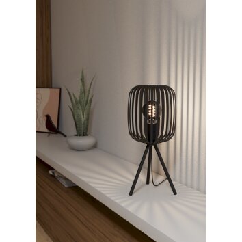 Eglo lights ROMAZZINA table lamp black