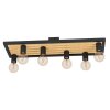 Eglo lights CONSETT ceiling light brown, black, 6-light sources