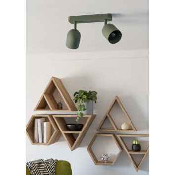 Eglo lights TILSTON ceiling light, ceiling spotlight green, 2-light sources