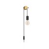 Eglo lights BUDDON wall light brown, black, 1-light source