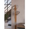 Eglo lights CAWTON floor lamp brown, brushed steel, 2-light sources