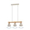 Eglo lights CAWTON hanging light brown, brushed steel, 3-light sources