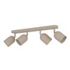 Eglo lights TILSTON ceiling light, ceiling spotlight sand-coloured, 4-light sources