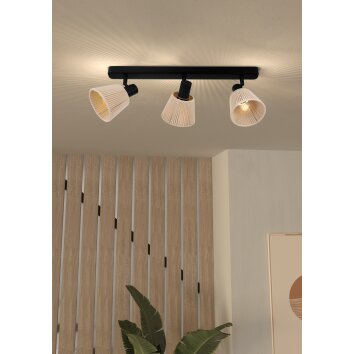 Eglo lights SEAGARD ceiling light, ceiling spotlight black, 3-light sources
