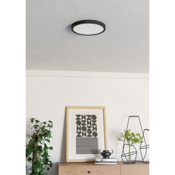 Eglo lights EGLO ceiling light LED black, Colour changer