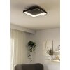 Eglo lights LORETELLO ceiling light, wall and ceiling light LED black, Remote control
