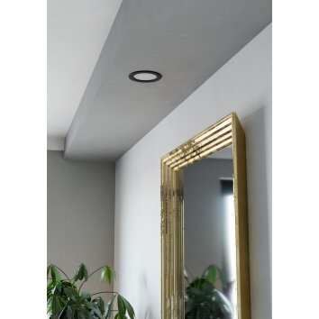 Eglo lights EGLO recessed light LED black, Colour changer