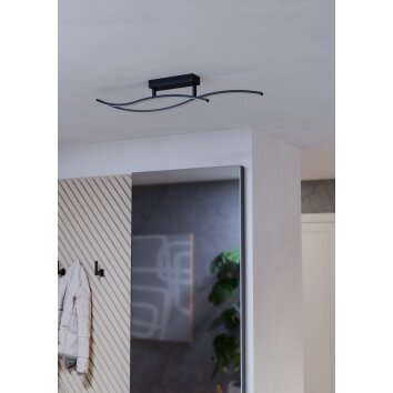 Eglo lights GRISOLIA ceiling light LED black
