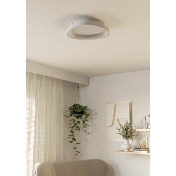 Eglo lights LORETELLO ceiling light, wall and ceiling light LED white, Remote control