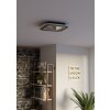 Eglo lights MACCHIONI ceiling light LED black, white, Remote control