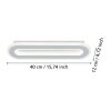 Eglo lights MACCHIONI wall light LED white