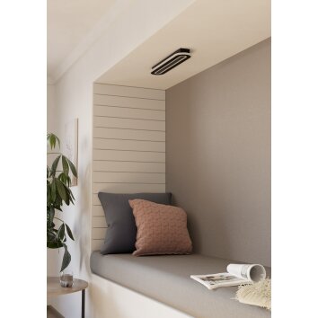 Eglo lights MACCHIONI ceiling light LED black, white, Remote control