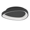 Eglo lights LORETELLO ceiling light, wall and ceiling light LED black, Remote control