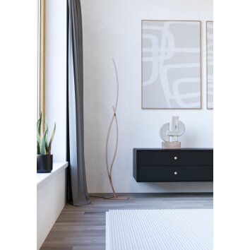 Eglo lights GRISOLIA floor lamp LED brown