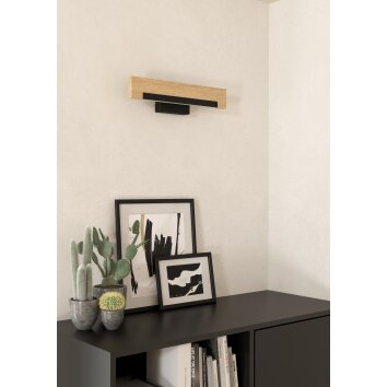 Eglo lights CAMACHO wall light LED brown, black