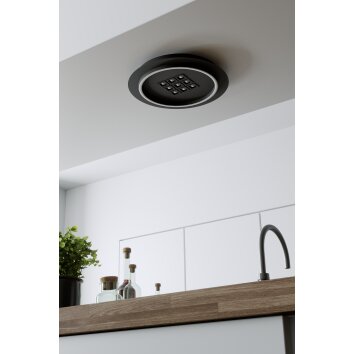 Eglo lights BALAZOTE ceiling light LED black, Remote control