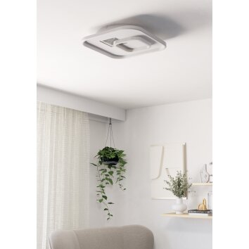 Eglo lights TIRIOLO ceiling light, wall and ceiling light LED silver, white