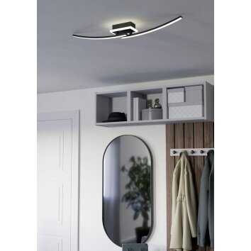 Eglo lights LUNGOLAGO ceiling light LED black