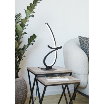 Eglo lights CARDONCITO table lamp LED black, Colour changer