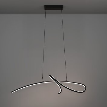 Eglo lights CARDONCITO hanging light LED black, Colour changer