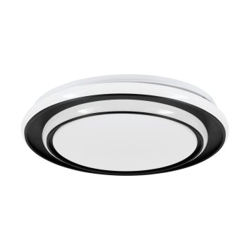 Eglo lights MOSCHETTA ceiling light LED black, Colour changer