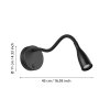 Eglo lights OLIVANDINO wall light LED black
