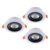 Eglo lights RGB recessed light LED black, white, Remote control, Colour changer