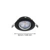 Eglo lights FAVAZZINA recessed light LED black