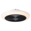 Eglo lights mit Ceiling fan light LED black, white, Remote control