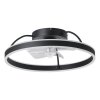 Eglo lights mit Ceiling fan light LED black, Remote control, Colour changer