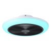 Eglo lights mit Ceiling fan light LED black, white, Remote control, Colour changer