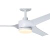Eglo lights ORCUTT Ceiling fan light LED matt white, Remote control