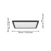 Eglo lights ROVITO-Z ceiling light LED black, Colour changer