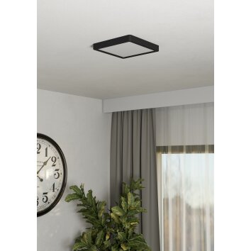 Eglo lights 6-Z ceiling light LED black, Colour changer