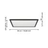 Eglo lights ROVITO-Z ceiling light LED black, Colour changer